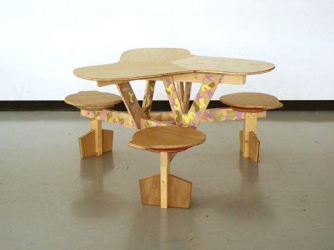 2006-206 テーブルセット 窮蛞蝓噛蛇